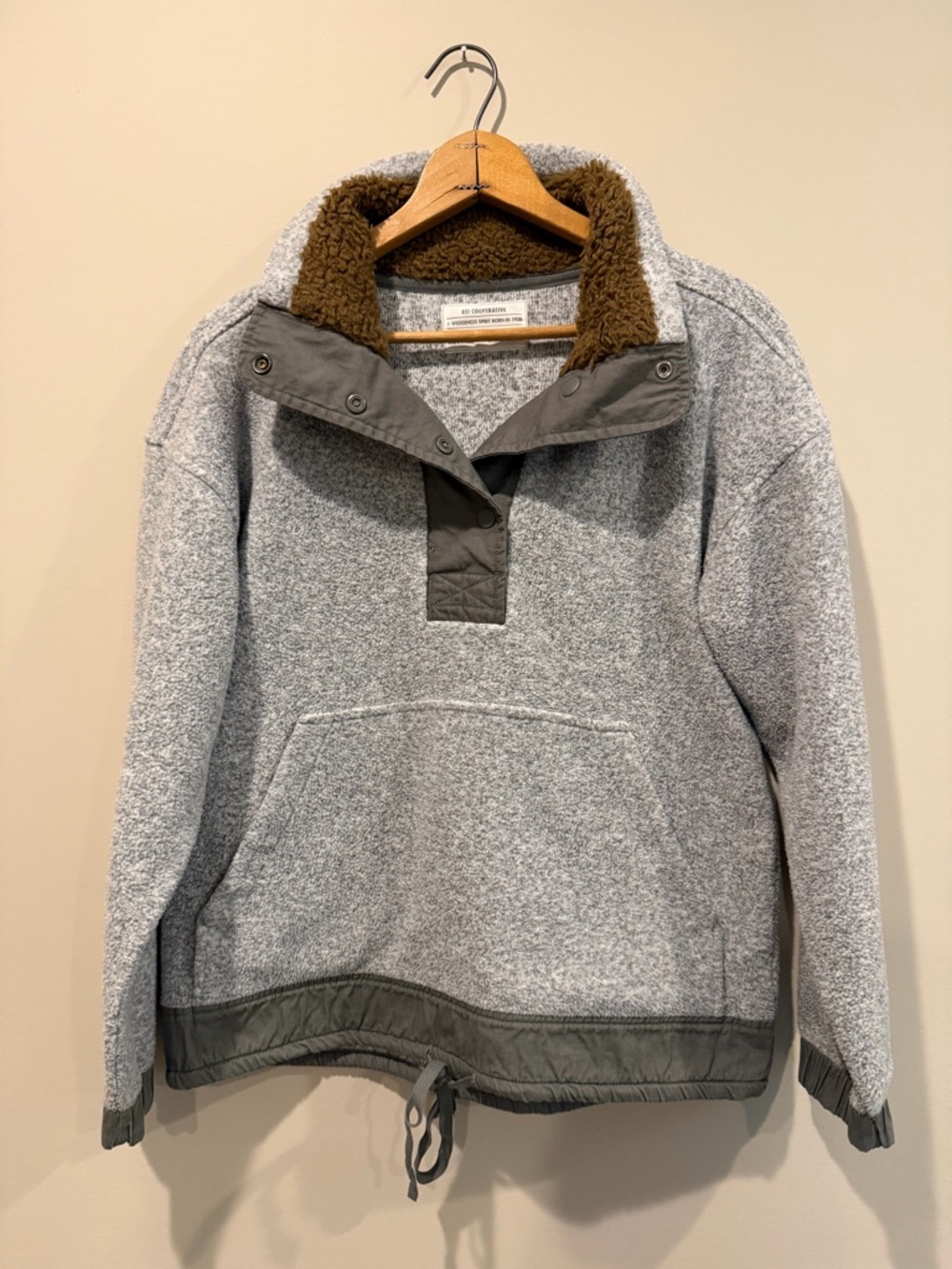 REI Co-op fleece quarter snap